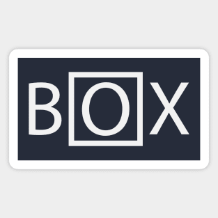 Box being in a box creative design Magnet